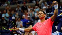 Nadal po postupu do druhho kola US Open.