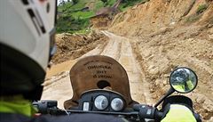 Vbec nejhorí offroad asto bývá silnice v rekonstrukci, Ekvádor