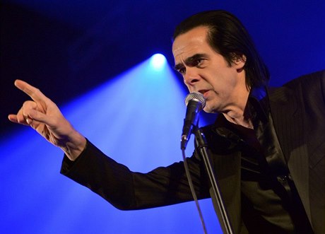 Nick Cave na koncertu v Berlín, 13. února 2013