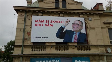 Krúpa nechal umístit billboardy kritizující Zdeka Bakalu napíklad ve...