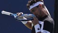 VIDEO: Dal tenisov spratek? Fognini byl za komente k sudmu vylouen z US Open