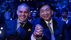 Mistrovství svta v boxu 2017: prezident profesionální federace WBA Gilberto...