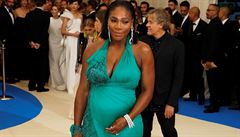 Těhotná Serena Williamsová.