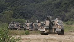 Jihokorejské vojenské cviení probíhá poblí hranic s KLDR.