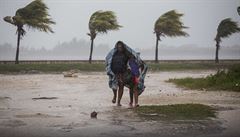 Hurikán Irma ádil v Havan.