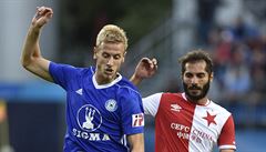 Utkání 6. kola první fotbalové ligy: Sigma Olomouc - Slavia Praha, 9. záí v...