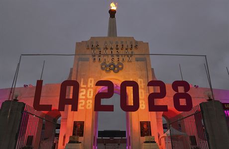 Olympijsk hry v roce 2028 uspod Los Angeles.