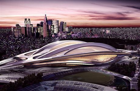 Plán olympijského stadion v Tokiu pro hry v roce 2020.