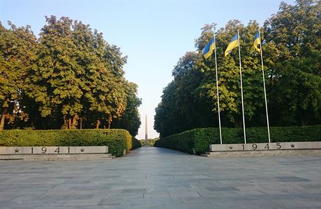 Kyjevský památník obtem války.