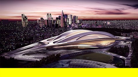 Plán olympijského stadion v Tokiu pro hry v roce 2020.
