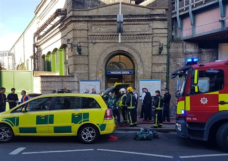 Exploze v londýnském metru ván zranila nkolik lidí.