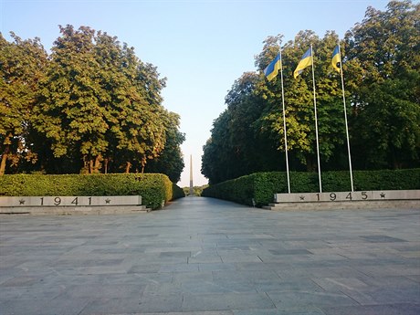 Kyjevský památník obtem války.