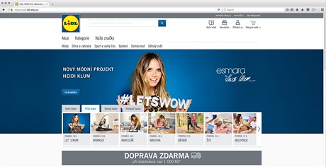 Řetězec Lidl odstartoval pilotní provoz e-shopu pro Českou republiku. Pro...
