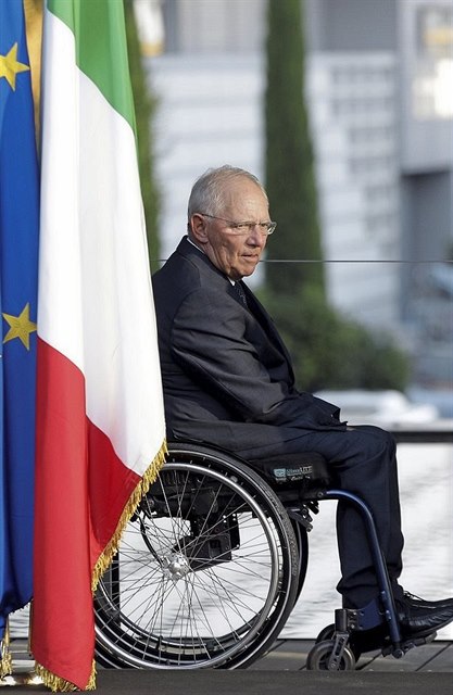 Stráce nmecké státní pokladny Wolfgang Schäuble.