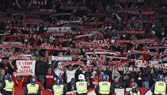 Arsenal vs. 1. FC Köln. Fanouci hostí.