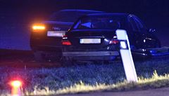 U Lechovic na Znojemsku havarovalo auto s lovkem, který patí mezi osoby...