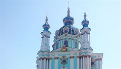 Kostel svatého Ondeje v Kyjev.
