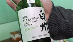 Whisky Hakushu z Japonska.