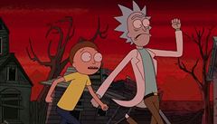 Utíkej! Seriál Rick a Morty.
