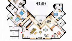 Apartmán doktora Frasiera Cranea ze seriálu Frasier.