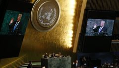 Prezident Trump hovoí k 72. valnému shromádní OSN.