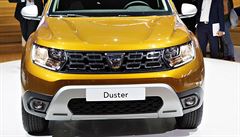 Svtová premiéra nové generace SUV Dacia Duster na autosalonu ve Frankfurtu.