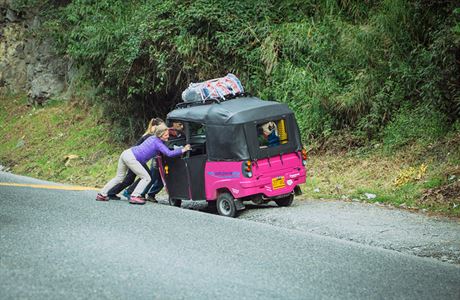 Kdy jsem si zaala vymlet dal cestovatelsk dobrodrustv, tuktuk byl...