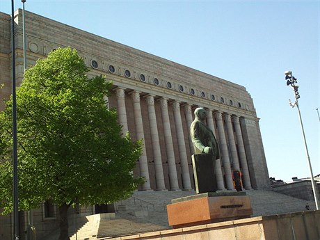 Budova finského parlamentu v Helsinkách
