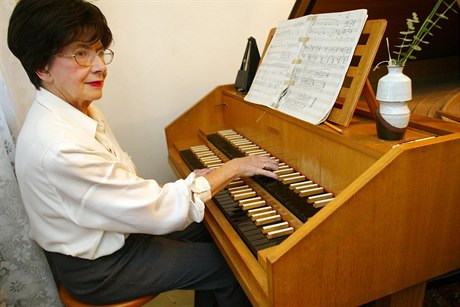 Oceňovaná cembalistka Zuzana Růžičková na snímku z roku 2003.