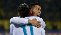 Liga mistr: Dortmund - Real Madrid (Gareth Bale a Cristiano Ronaldo slav gl...