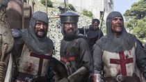 Pipravovan seril Knightfall z produkce History Channel.