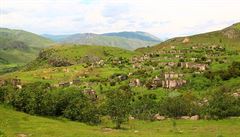 Zniené ázerbájdánské vesnice...