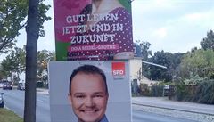Pedvolební billboard nmecké strany SPD