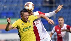 Utkání 8. kola první fotbalové ligy: Fastav Zlín - Slavia Praha, 23. záí ve...