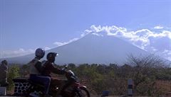 Sopka Agung na Bali.