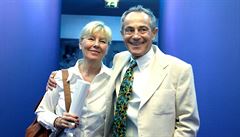 Jan Tíska s manelkou Karlou Chadimovou (2003).