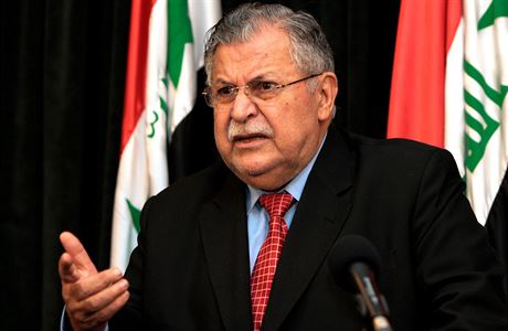 Bývalý irácký prezident Dalál Talabání.