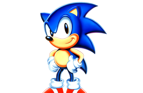 Modr jeek Sonic.