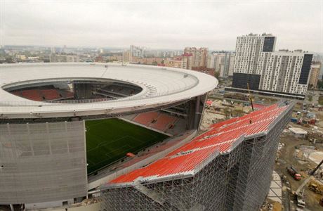Takto bude vypadat stadion FC Ural bhem MS ve fotbale.