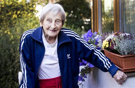 Dana Zátopková ped nedávnem oslavila své 95. narozeniny.