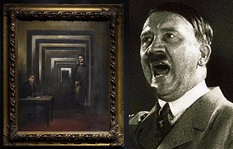 Adolf Hitler a jeho malba beze jména.