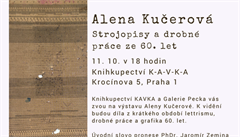 Pozvánka na vernisá Aleny Kuerové.