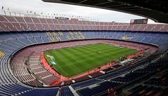 Campu Nou, svatostánek fotbalové Barcelony, zstane pi utkání s Las Palmas...