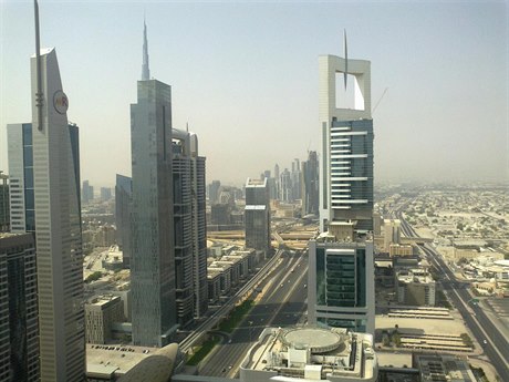 Pohled na Dubaj