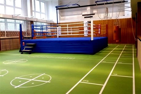 Boxerská akademie v základní kole Nádraní v Ostrav.