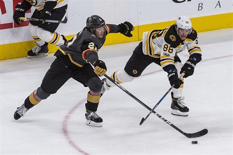 David Pastrák (vpravo) a Cody Eakin (vlevo).