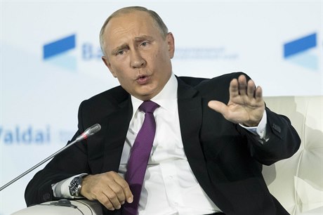 Putin na setkání v Soči.