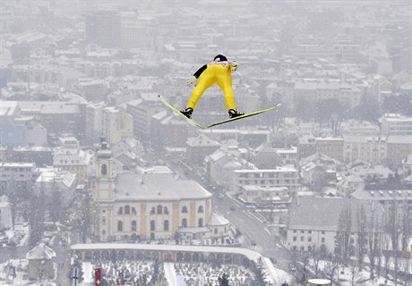 Rakouský skokan na lyích Thomas Morgenstern v Innsbrucku.