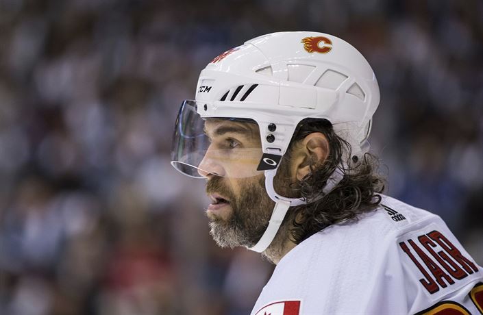 Jaromír Jágr v dresu Calgary.