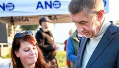Andrej Babi bhem pedvolební kampan.